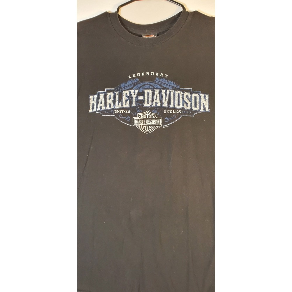 Harley Davidson Reno Nevada Map Graphic T Shirt Mens Large Black Cotton - Picture 7 of 7
